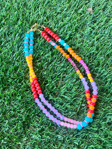 Brights Multi Stone Necklace