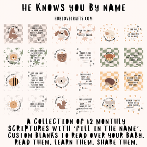 He Knows You By Name- Neutral Baby Kit