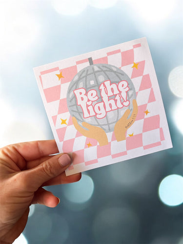 HNYBN- Be the Light Scripture Card(custom)