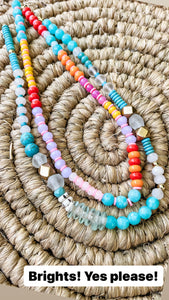 Brights Multi Stone Necklace