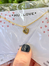 Load image into Gallery viewer, Sweet Words Petite Heart necklace