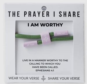 The prayer I share bracelets