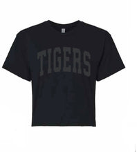 Load image into Gallery viewer, TIGERS block black on black screen print
