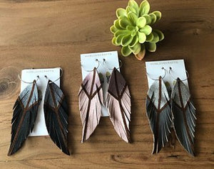 Retro Painted Feathers