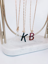 Load image into Gallery viewer, Acrylic Initials Toggle Clasp Necklace