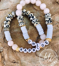 Load image into Gallery viewer, Baby Pink Jade &amp; Dalmatian mix stack **please read description