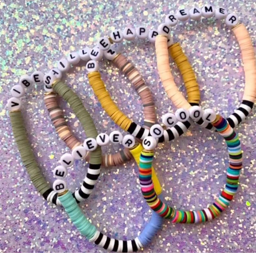 DIY Intention word bracelets  Our Happy Tribe