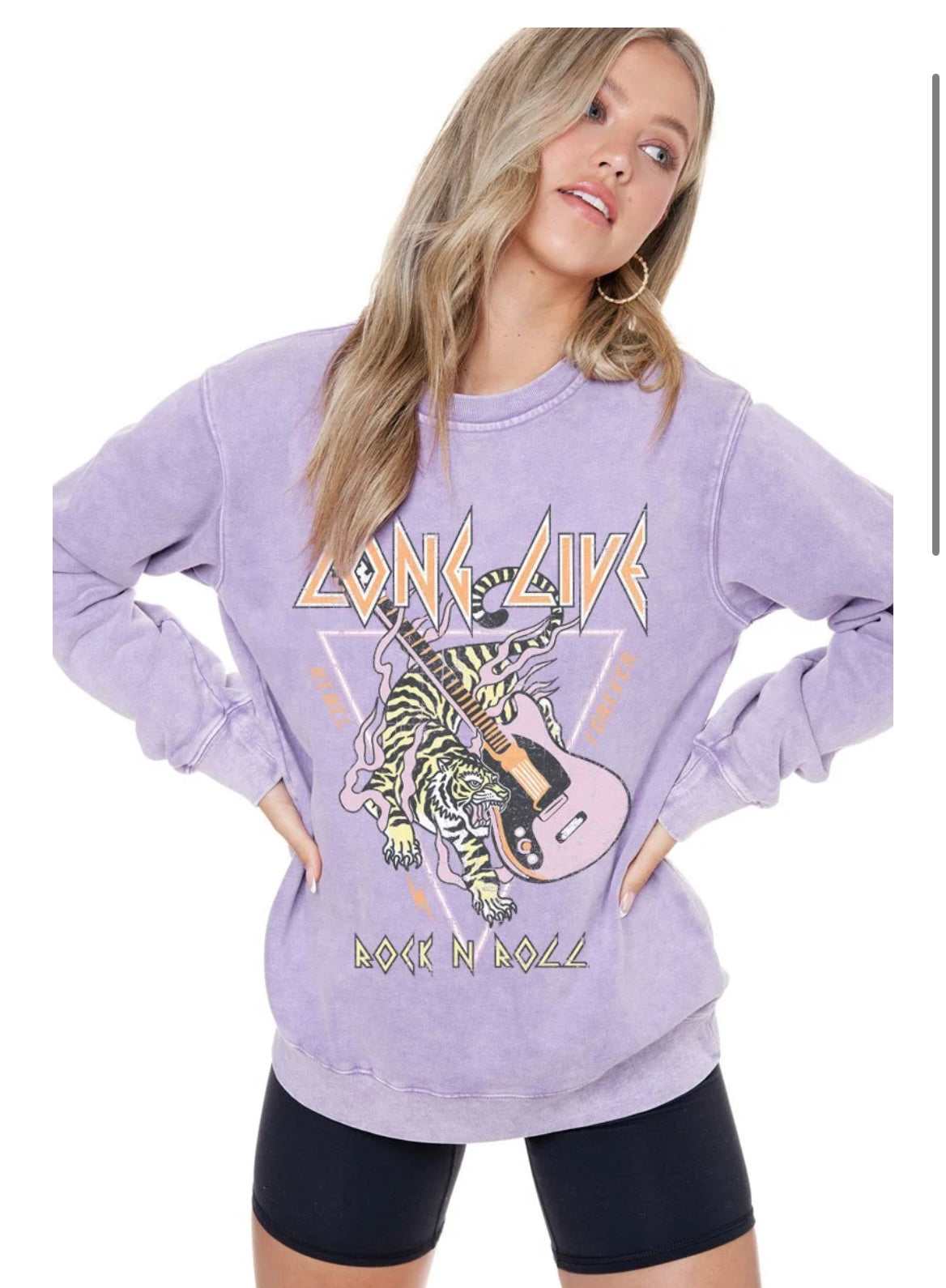 Rock and roll online sweatshirt