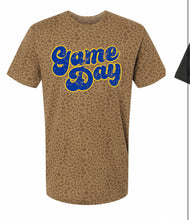 Load image into Gallery viewer, Game day Tee- Royal/gold