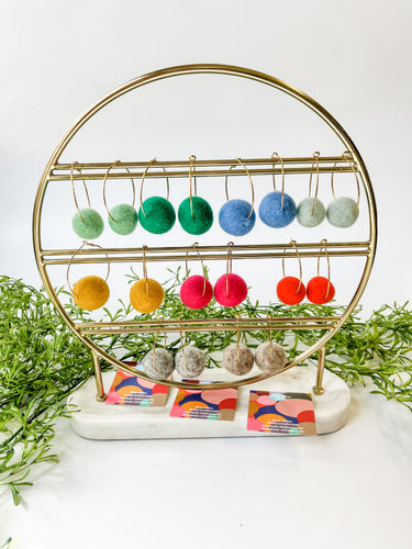 Pom drop hoops