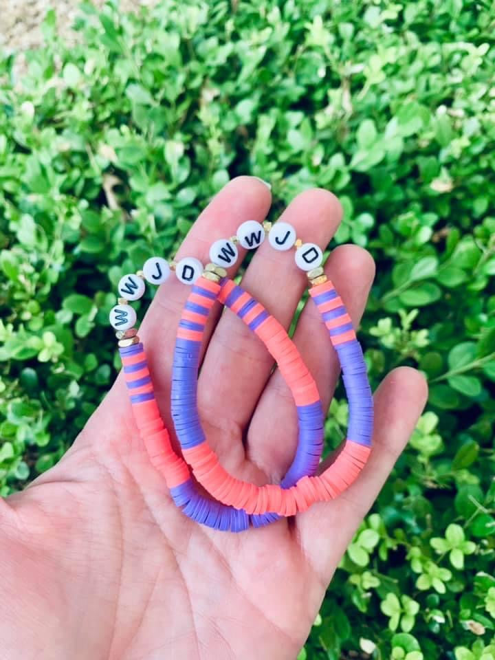 WWJD Rainbow Bracelet – Sweet Texas Treasures