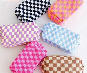 Checkered bags